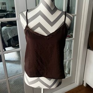 Satin Lace Tank Top